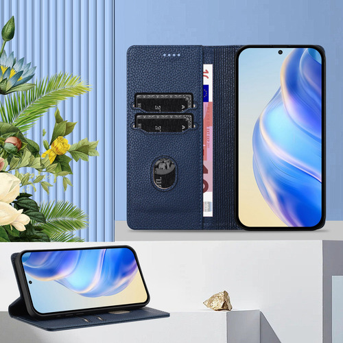 Funda Tipo Cartera De Piel Para Cubot Note 40/p50/a10/a20/a30/max Con 5 Ranuras Para Tarjetas, Estilo Empresarial, Bloqueo Rfid