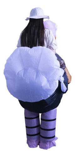 Disfraz Inflable Rosa Divertido De Mascota De Avestruz Para