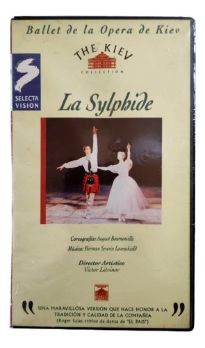 Ballet De La Ópera De Kiev La Sylphide Vhs Original 