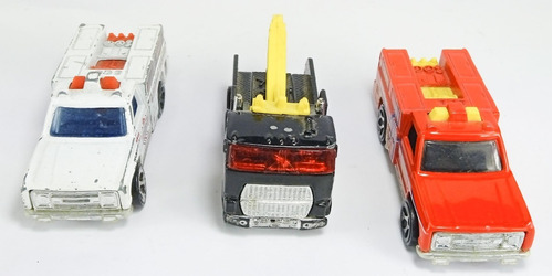 Lote De 3 Hot Wheels De Rescate De Los 70