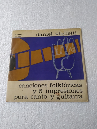 Disco De Vinilo De Daniel Viglietti Canciones Folklóricas