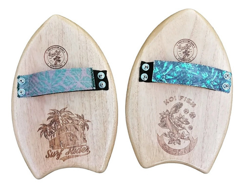 Handboard Surf Tablas De Mano Madera Handplane Barrenador