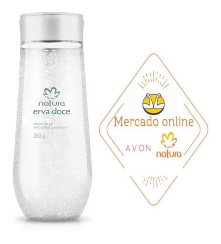 Jabon Antibacterial Erva Doce 250g - Sin Enjuague  - Natura