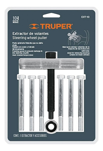 Extractor De Volantes Vehiculos Truper Ext-10, 14508