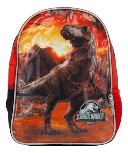 Mochila Espalda 12 Jurassic World Roja T-rex