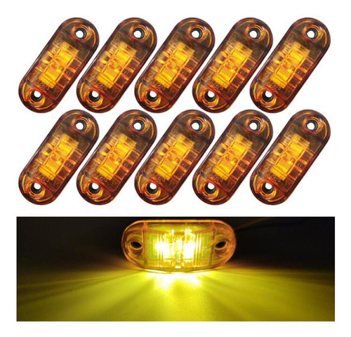 Luces Direccionales Led De 12v/24v Para Auto, 10 Piezas