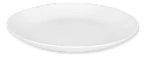 Plato De Vidrio Templado Blanco De 19 Cm White