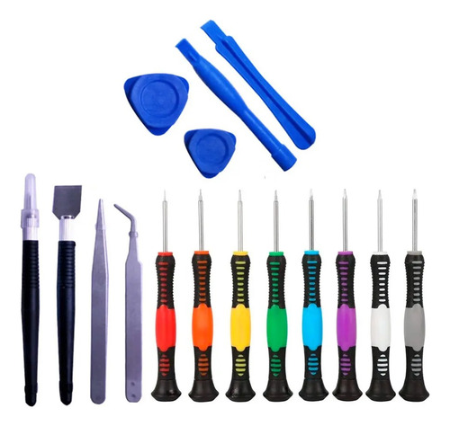 Kit De Herramientas Reparación De Celular 16 Pz Adir 10513