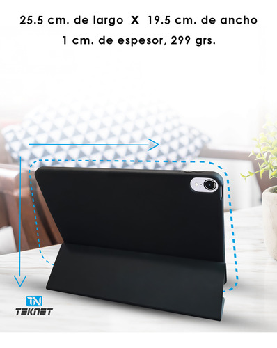 Funda Teknet Folder Case Para iPad Air 11 2024