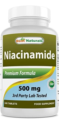 Niacin Nad Niacinamida Vitamina B3 240 Tabls