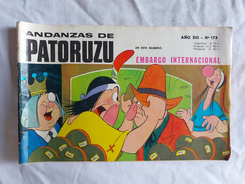 Andanzas De Patoruzú N° 173 Noviembre 1969 Año 13 Embargo (Usado)