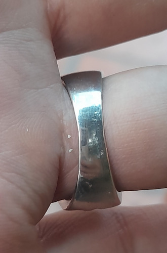 Anillo De Plata 925 Vintage Plateado 18 (Usado)