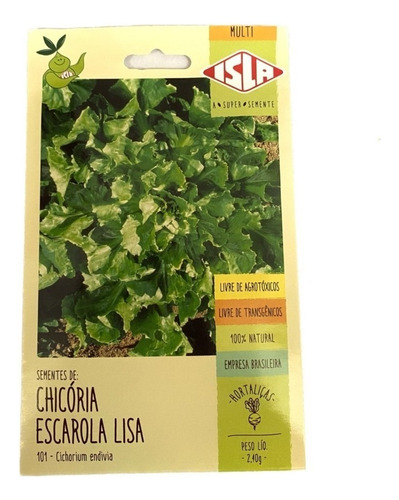 Achicoria escarola suave, 2,40 gr/1500 semillas aproximadamente