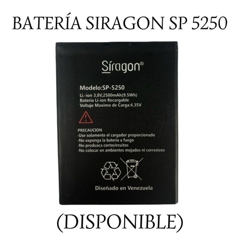 Batería Siragon Sp 5250.