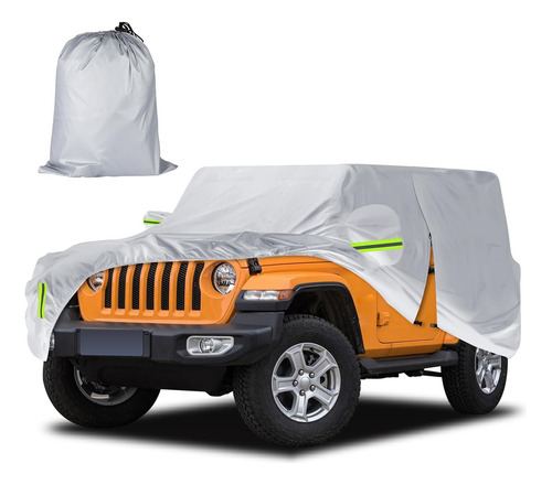 Funda Impermeable Automóvil Medida Jeep Wrangler Jk Jl...