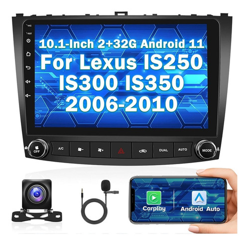 Estereo Lexus Is250 Is300 Is350 2006-2010 Android Gps 2+32g