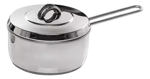 Bateria De Cocina Gamuza Master Ware 3 Piezas Acero Inoxidable 18/10 Multicoccion Triple Fondo