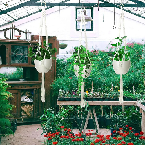 Colgador De Plantas De Macramé Titular De La Planta Colgante