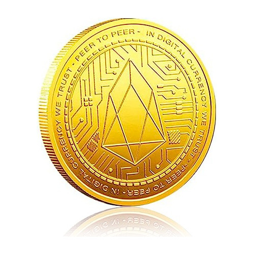 Eos Coin Moneda Física Coleccionable Btc Bitcoin