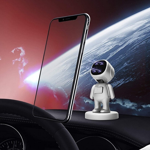 Imagen 4 de 7 de Apoya Celular Soporte Magnetico Para Auto Mesa Escritorio