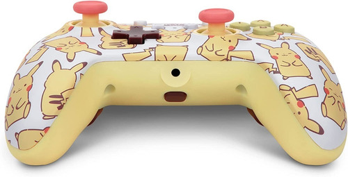 Control Para Nintendo Switch Alambrico Marca Powera Pikachu