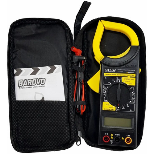 Pinza Amperometrica Digital Barovo Pamp266u Data Hold Funda
