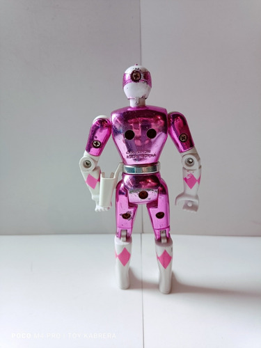 Power Rangers The Movie Pink Ranger Metalic Rosa Bandai 1995 (Usado)