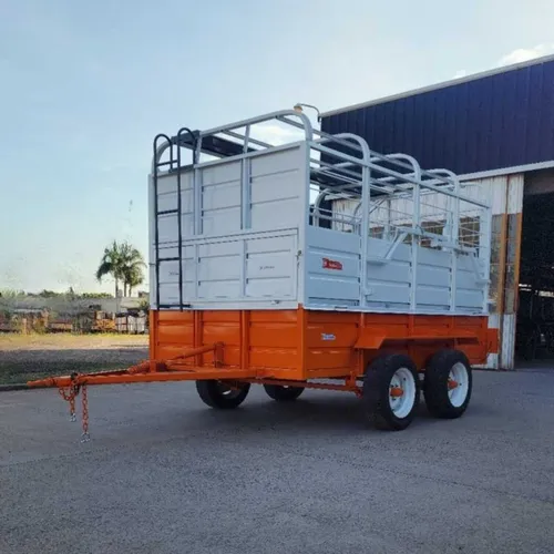 Acoplado Jaula 3 Metros Carro Vaquero Trailer Desmontable