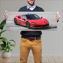 Comprar Cuadro 30x80cm Auto 2020 Ferrari Sf90 Stradale 9 755