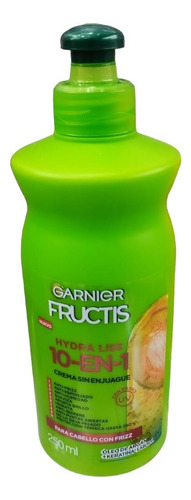 Crema Para Peinar Garnier Fructis Hydra Liss 10 En 1 X250ml