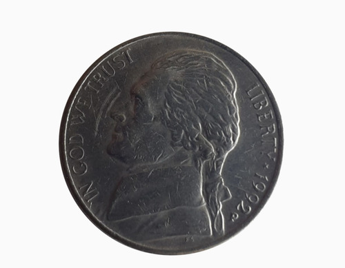 Moneda Estados Unidos 1992 5 Centavos