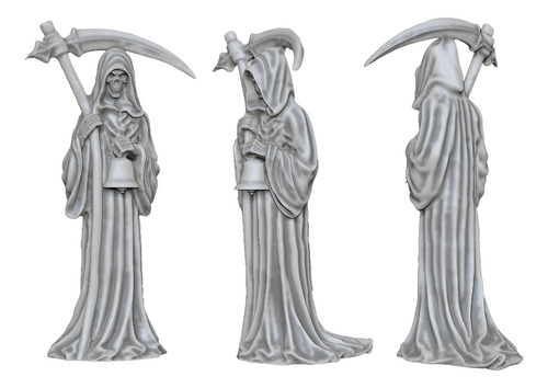 Estatua San La Muerte Archivo Stl Para Impr 3d