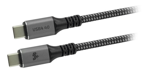 Cabo Usb C 100w 4k/5k 40gbps Thunderbolt 3 Usb4