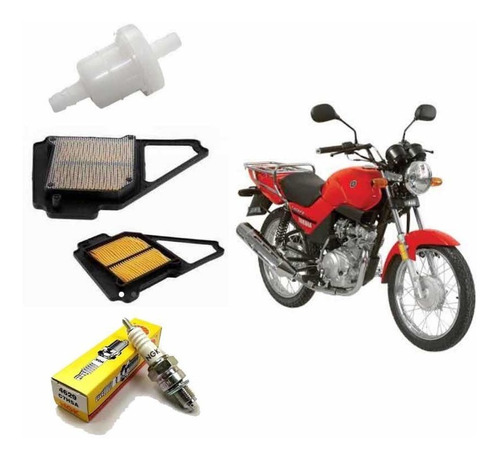 Kit De Afinación Ybr125 Yamaha Filtro De Aire Bujia