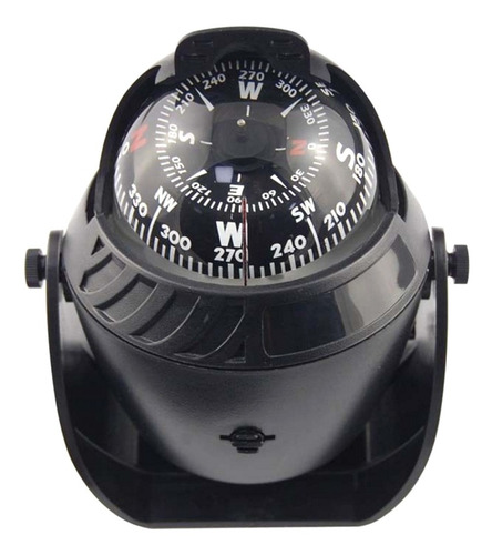 Luz Electrónica Digital Coche Brújula Barco Camión Negro