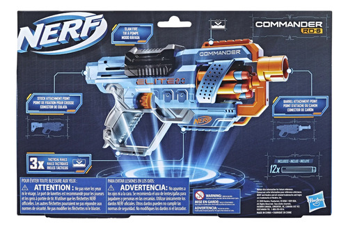 Nerf Elite 2.0 Commander Rd-6 Con 12 Dardos