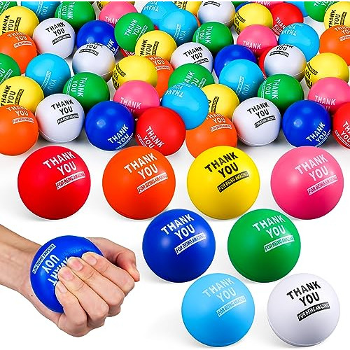 50 Piezas De Pelotas Anti Estrés Inspiradoras Y Colori...