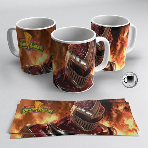 Taza Mágica 11 Oz / Power Rangers  , M07 (1 Pz)