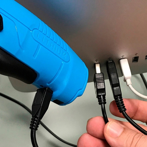 Imagen 6 de 9 de Atornillador Inalámbrico Linterna Bateria Litio Usb Gamma