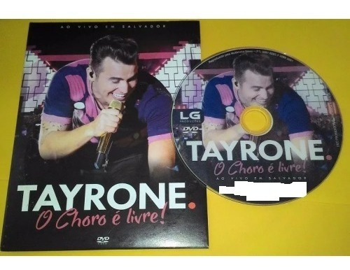 Dvd Tayrone Cigano Ao Vivo Salvador Capa Papelao