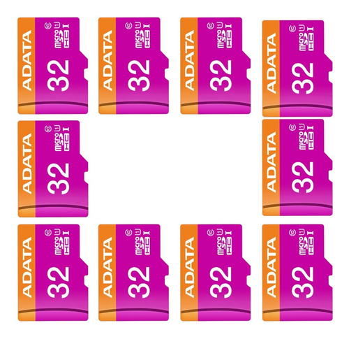 Kit Global Pc 10 Tarjeta Memoria Micro Sd Adata 32gb A1 V10