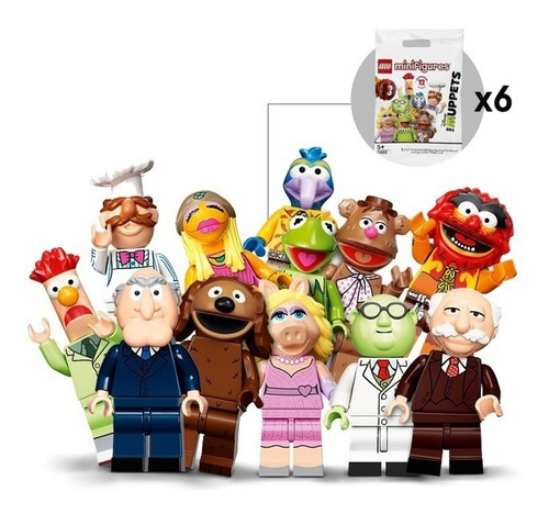 Lego Minifigures Minifiguras The Muppets - 6 Pack 71035