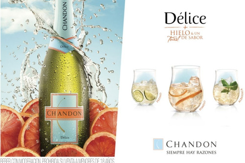 Champagne Espumante Chandon Delice 750ml Chardonnay Pack X6