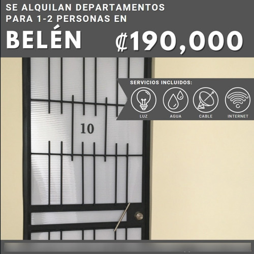 Apartamentos En San Antonio, Belén Cómodos Y Bien Ubicados.