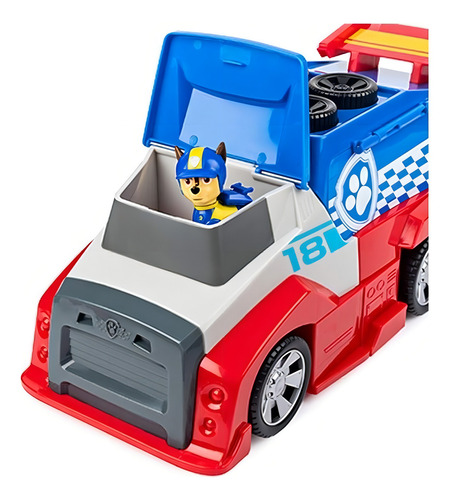 Brinquedo Patrulha Canina Veiculo Pit Stop Rescue Racer 1289