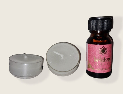Set Krishna Zen Difusor+2velas+esencia 15ml.rosa Oudhnegr