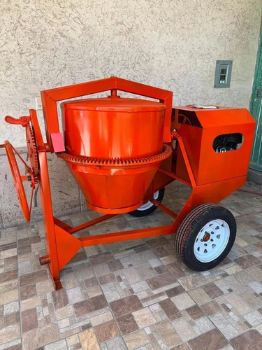 Revolvedora De Concreto A Gasolina 1 Saco Motor Husky 16 Hp