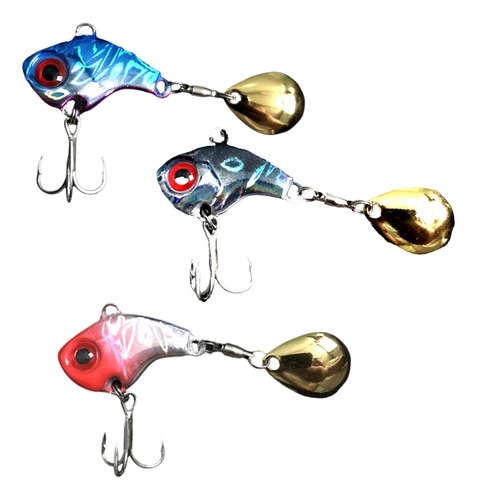 (a-9) Cuchara Giratoria De Metal Duro Para Cebos Para Peces,