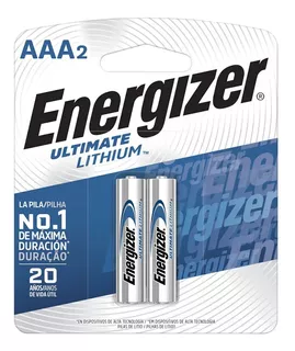2 X Pilas Litio Aaa Energizer Ultimate Lithium L92