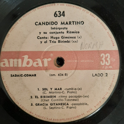 Simple Candido Martino Su Conjunto Ritmico Ambar C17